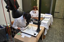 Coin collection laboratory and workshops